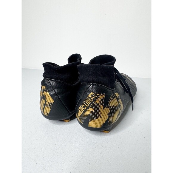 Nike Mercurial Superfly 6 FG Men’s Soccer Cleats Black Gold Size 10 - Picture 4 of 7